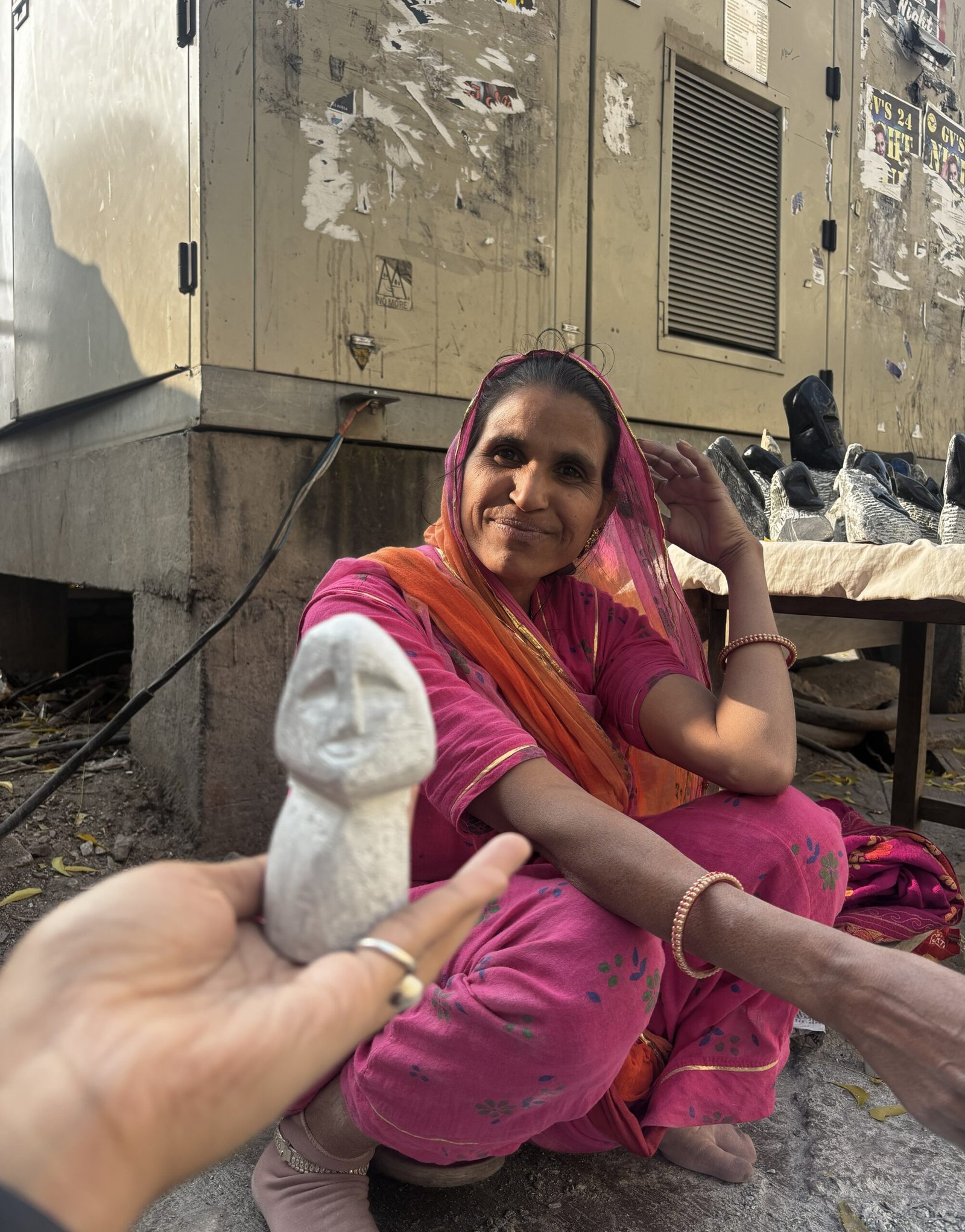 Stone carving
